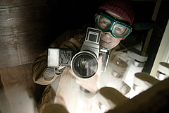 Photo from Arsy-Versy. Ľubomír Remo, the main hero of the film on the picture.
