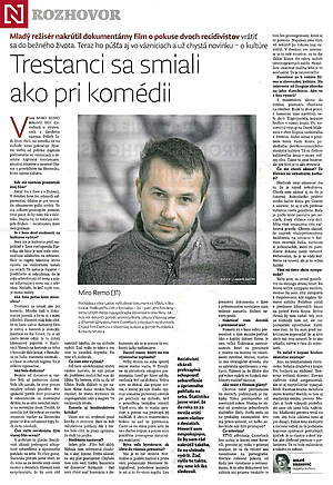 Miro Remo v denniku N